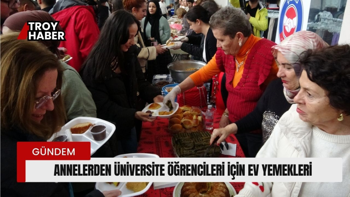 Çanakkale'de 101 anne üniversite öğrencileri için ev yemekleri hazırladı