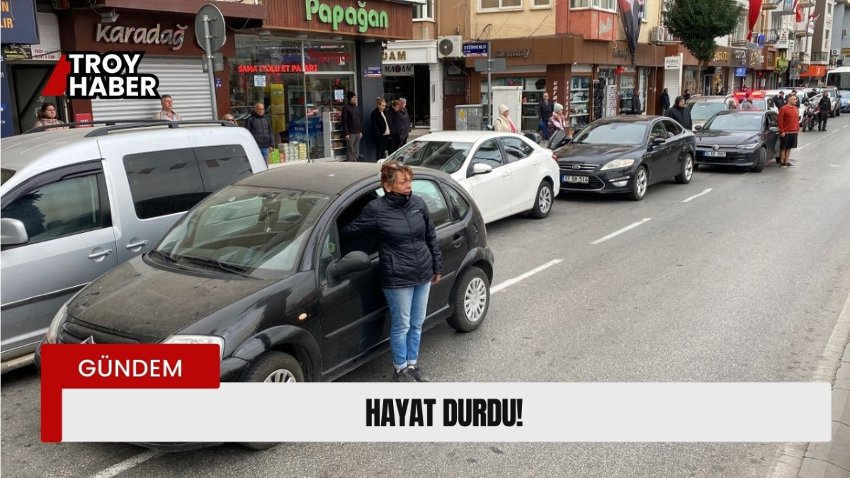 Çanakkale'de 9'u 5 geçe hayat durdu