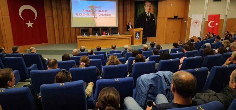 Çanakkale'de artan kuraklık tehlikesi masaya yatırıldı