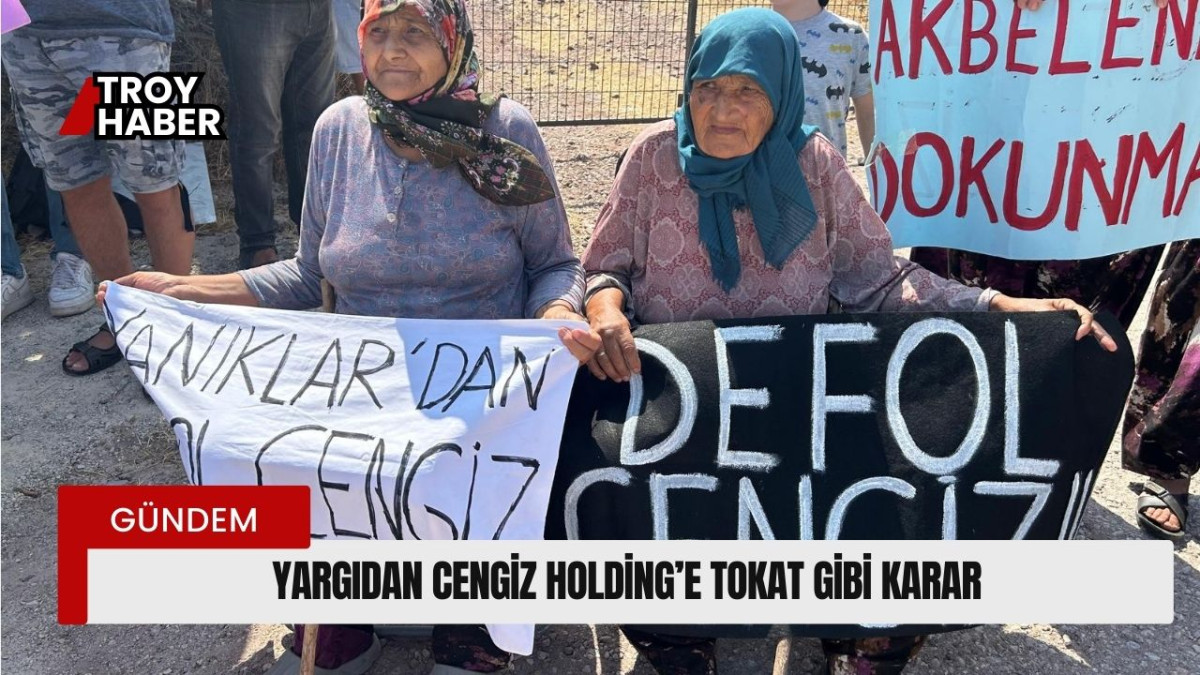 Yargıdan Cengiz Holding’e tokat gibi karar